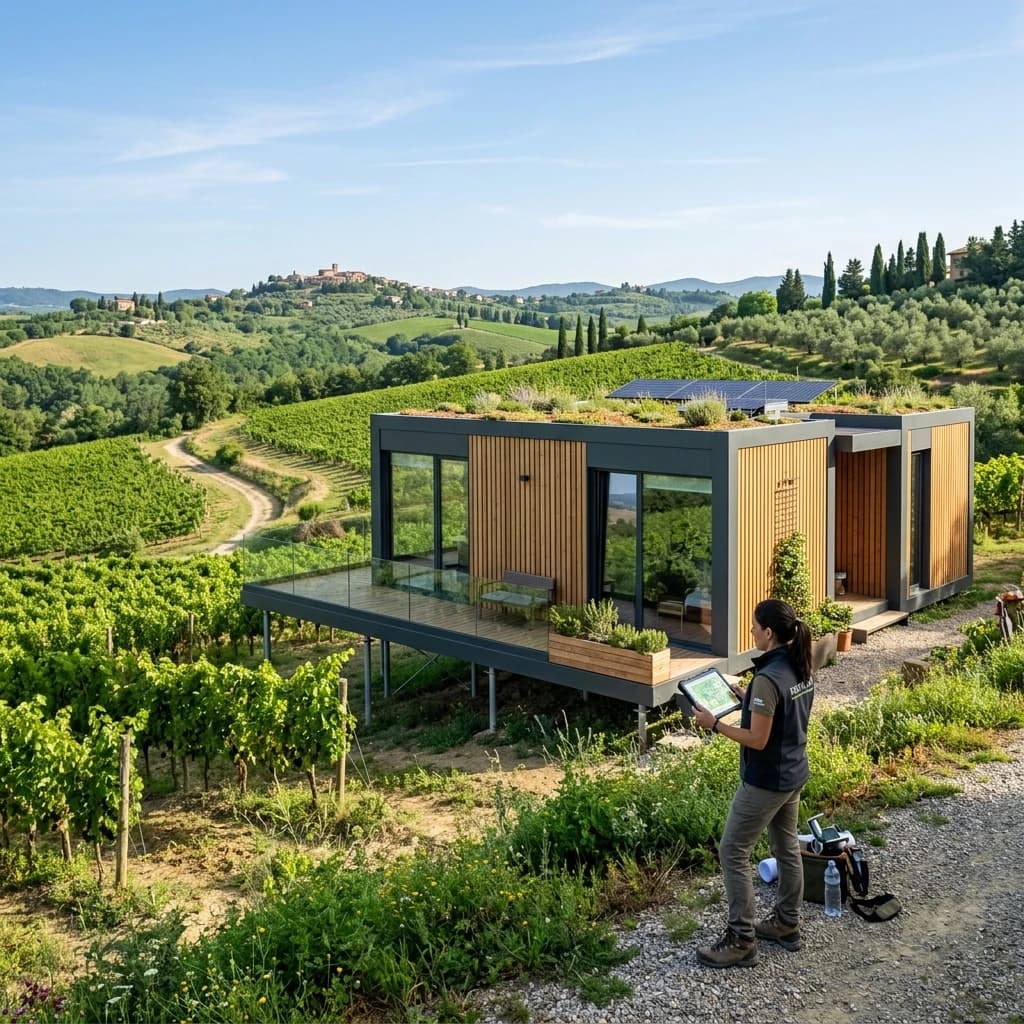 Permessi per posizionare un container su terreno agricolo o edificabile