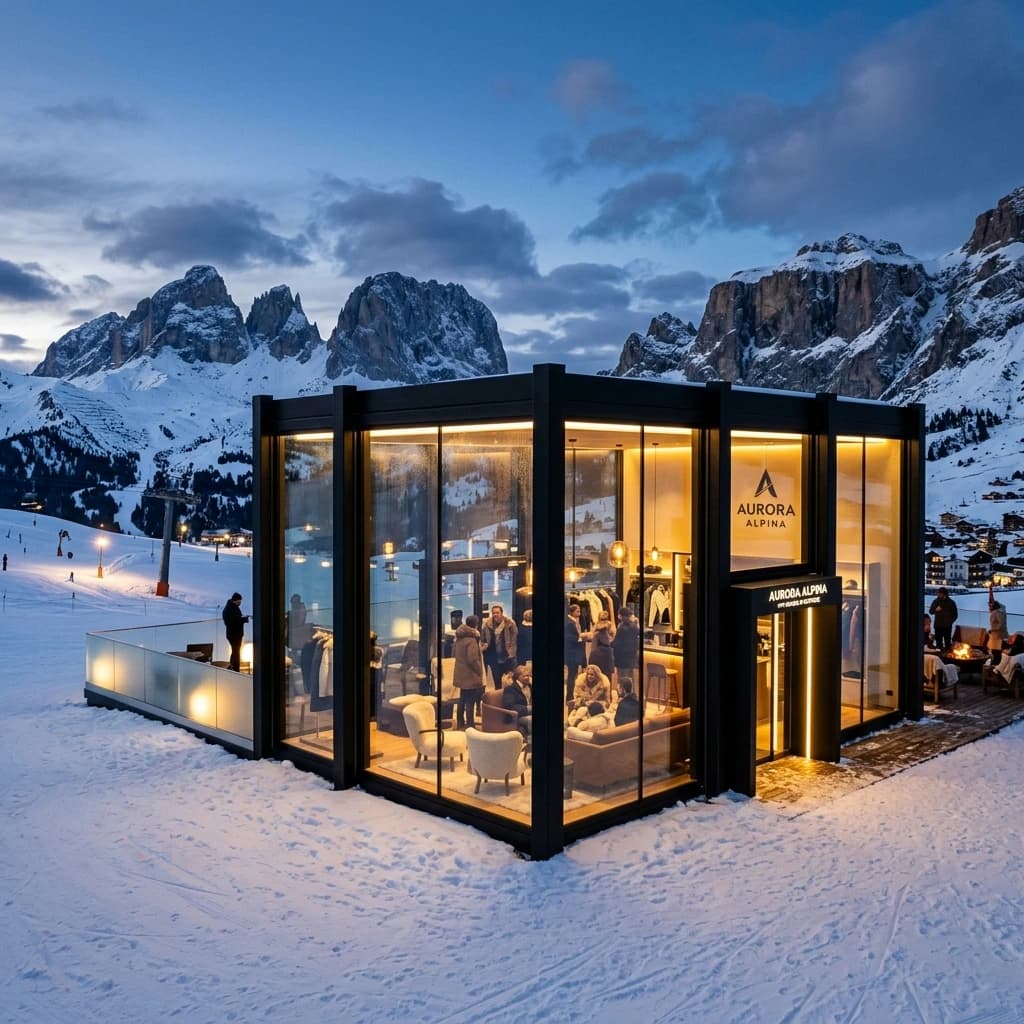 Stand per Fiere in Montagna e Pop-Up Store di Lusso: Oltre i Gazebi in PVC