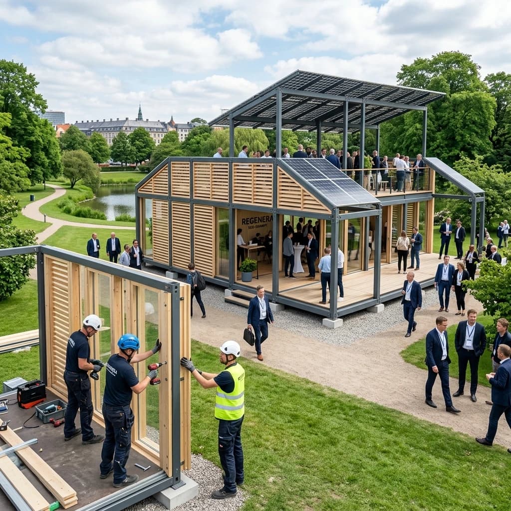 Allestimenti per Eventi ed ESG: Perché l'Architettura Modulare Reversibile Azzera gli Scarti (Zero Waste)